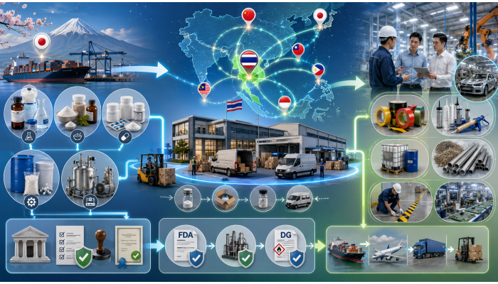 Asia 6-Country Network — Securing alternative chemical procurement routes through optimal sourcing from Taiwan, China, and beyond